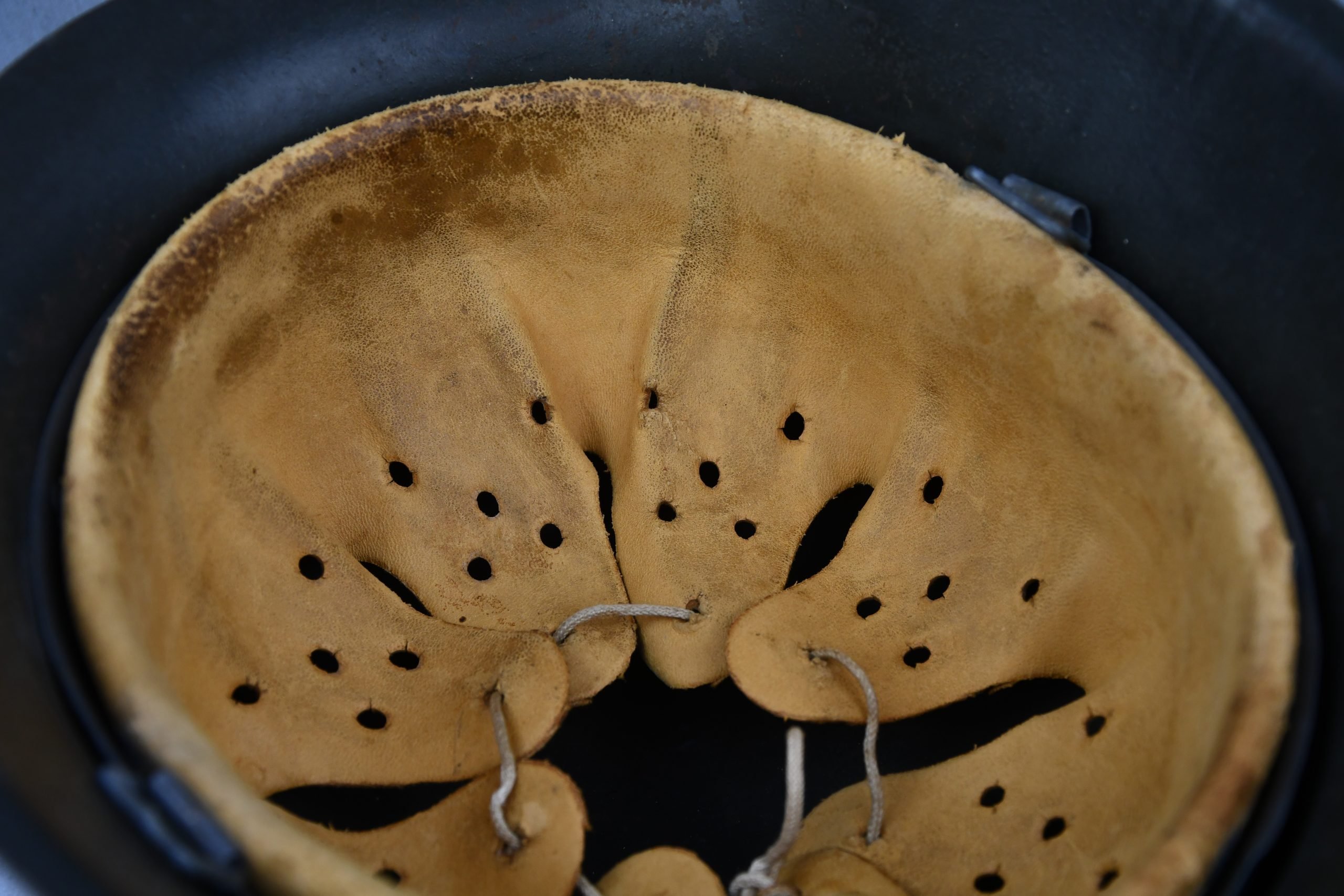 M42 Army/Waffen-SS no decal steel helmet hkp64 — image 9