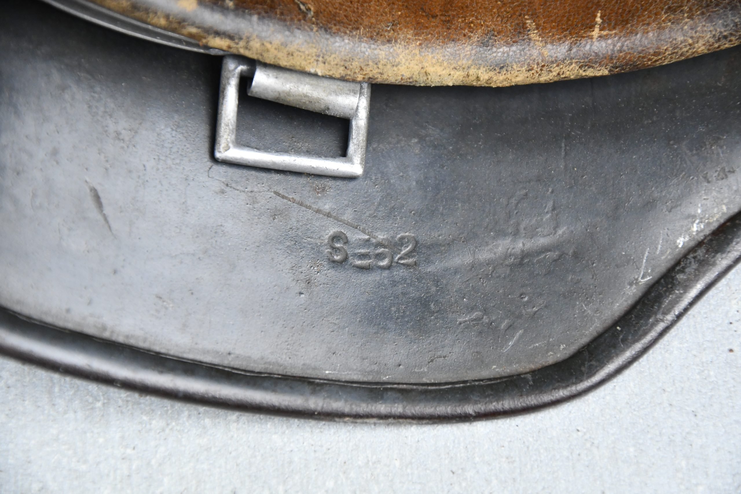 M35 Luftwaffe double decal 'rautarn' camouflage helmet SE62 — image 13