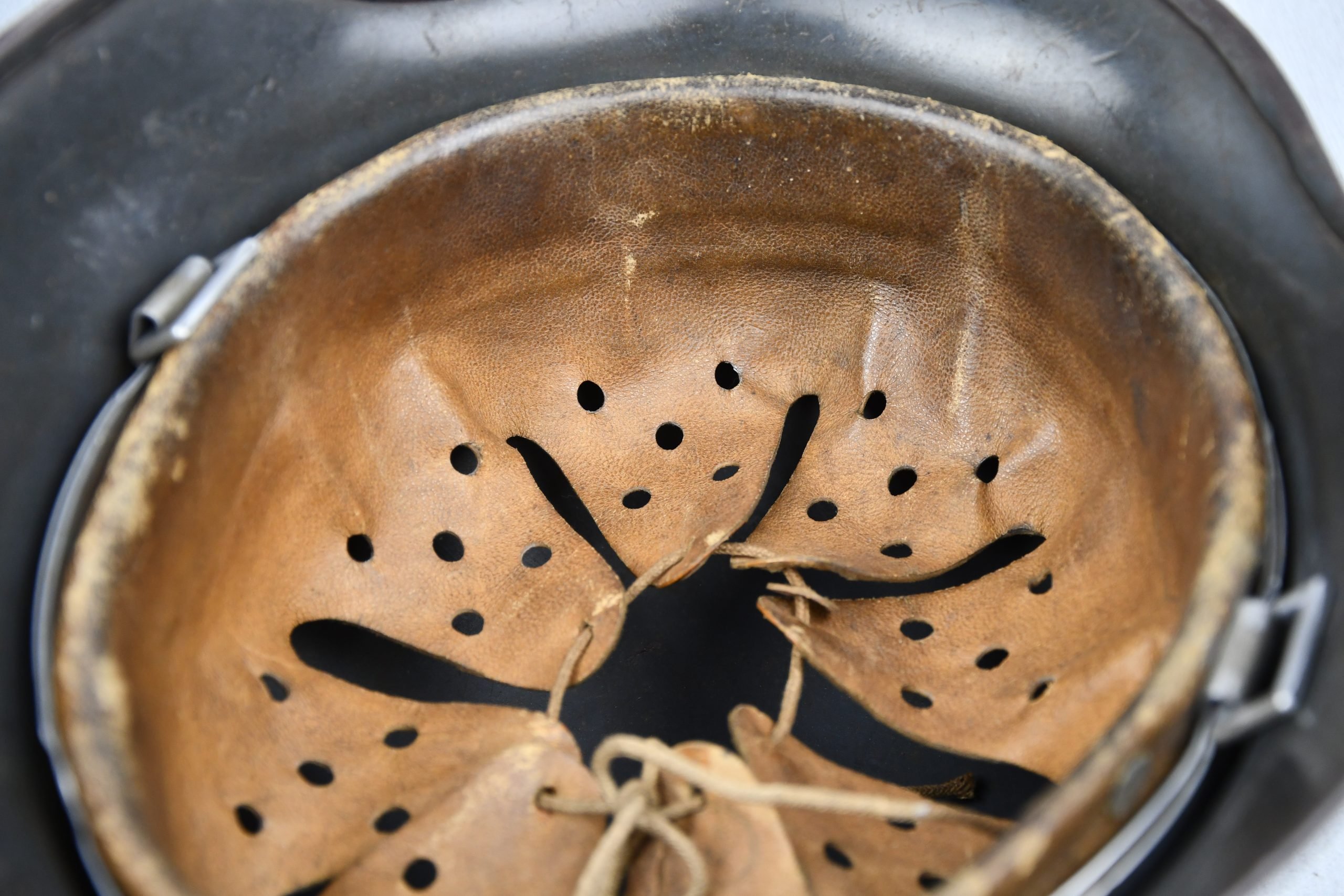 M35 Luftwaffe double decal 'rautarn' camouflage helmet SE62 — image 14