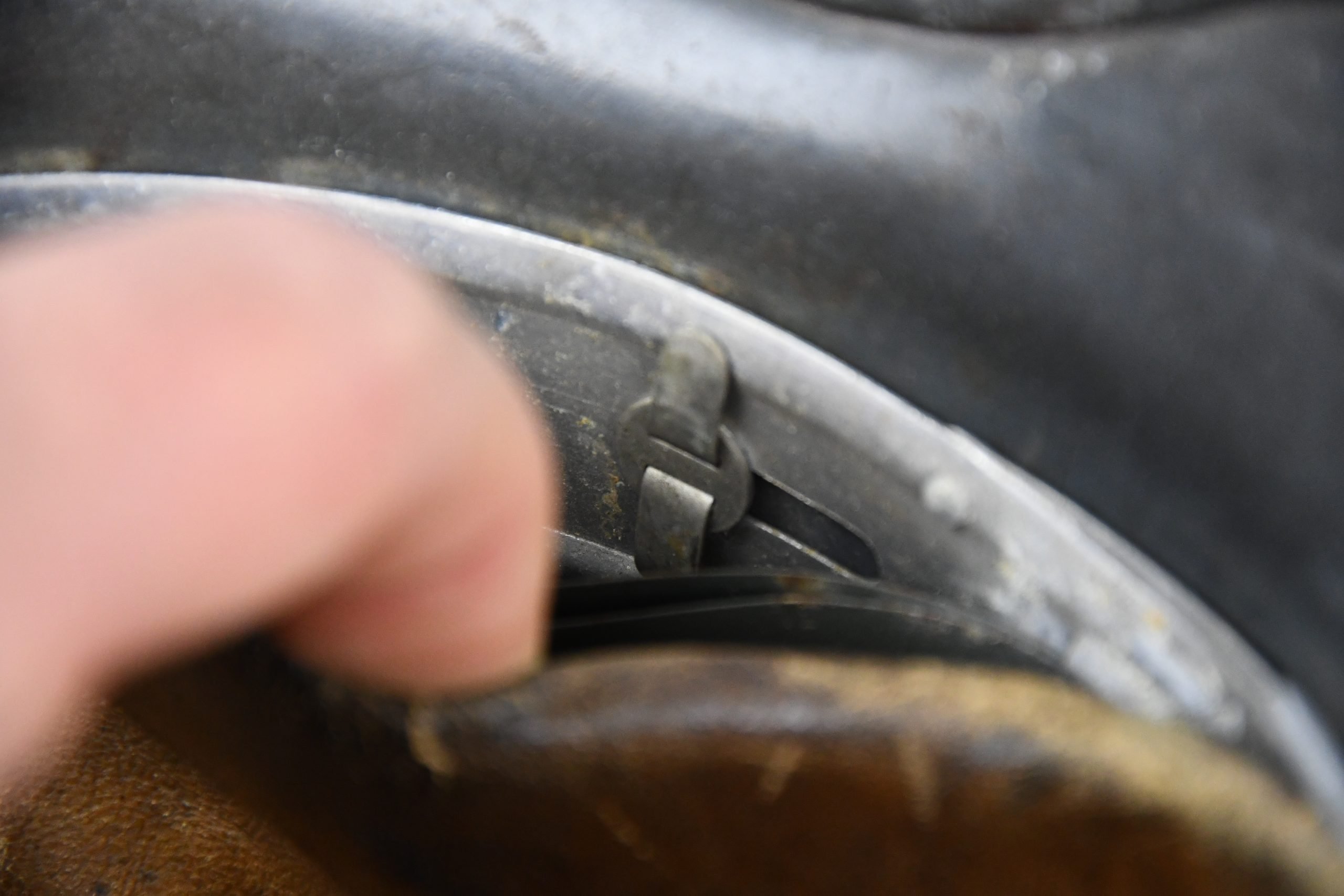 M35 Luftwaffe double decal 'rautarn' camouflage helmet SE62 — image 17