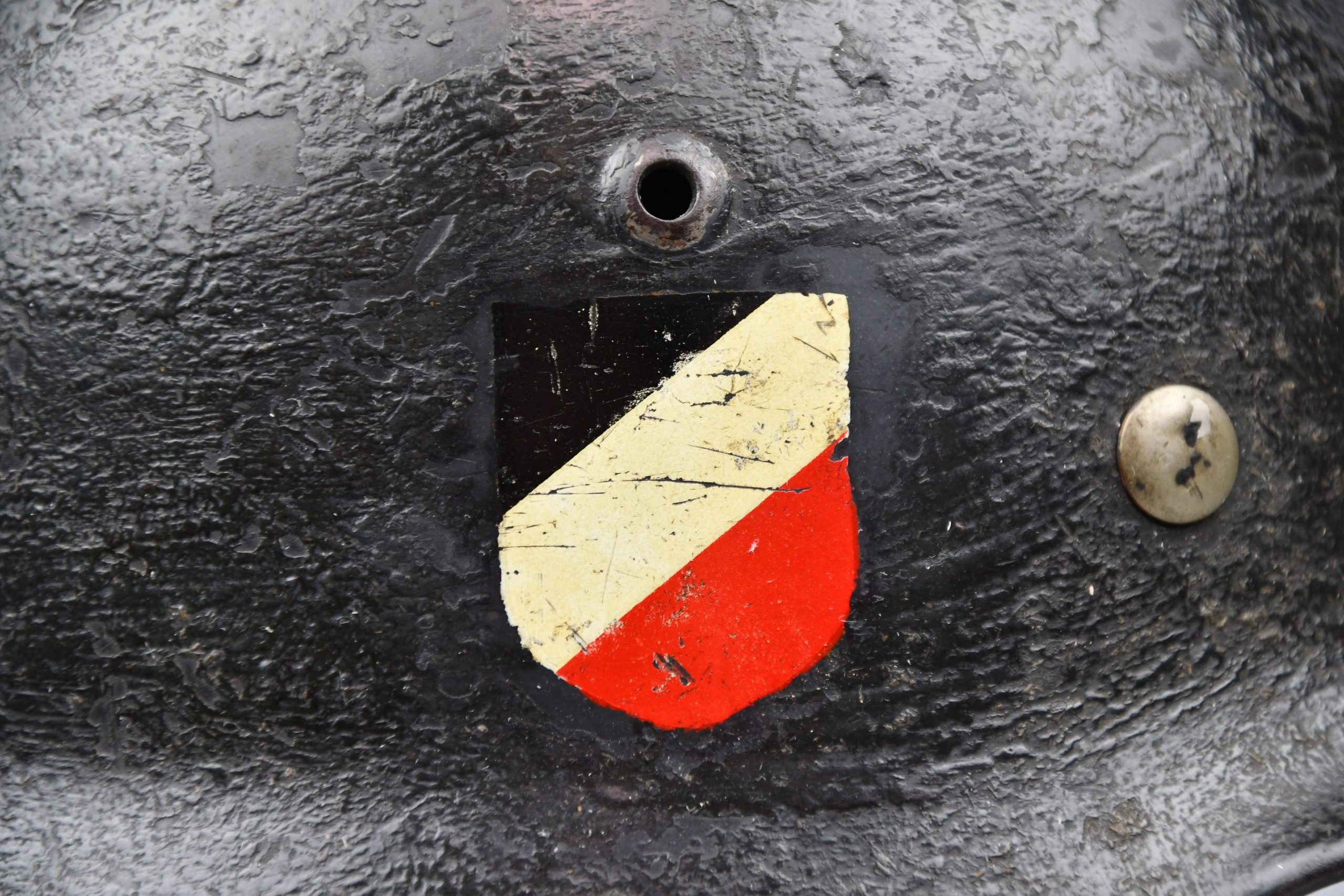 M35 Luftwaffe double decal 'rautarn' camouflage helmet SE62 — image 5