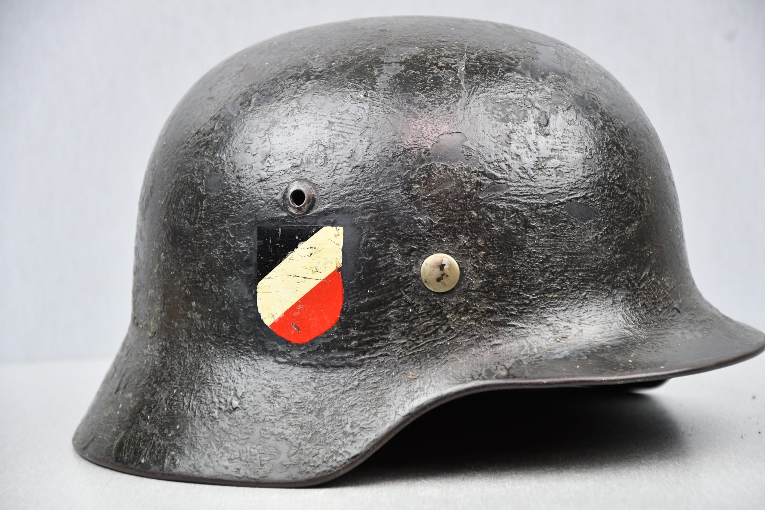 M35 Luftwaffe double decal 'rautarn' camouflage helmet SE62 — image 8