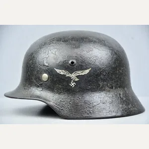 M35 Luftwaffe double decal 'rautarn' camouflage helmet SE62