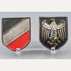 RARE first pattern army (Heer) tropical pith helmet shields in …