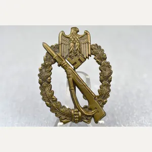 MINT Infantry assault badge 'Infanterie-Sturmabzeichen' in bronze by 'AS in …
