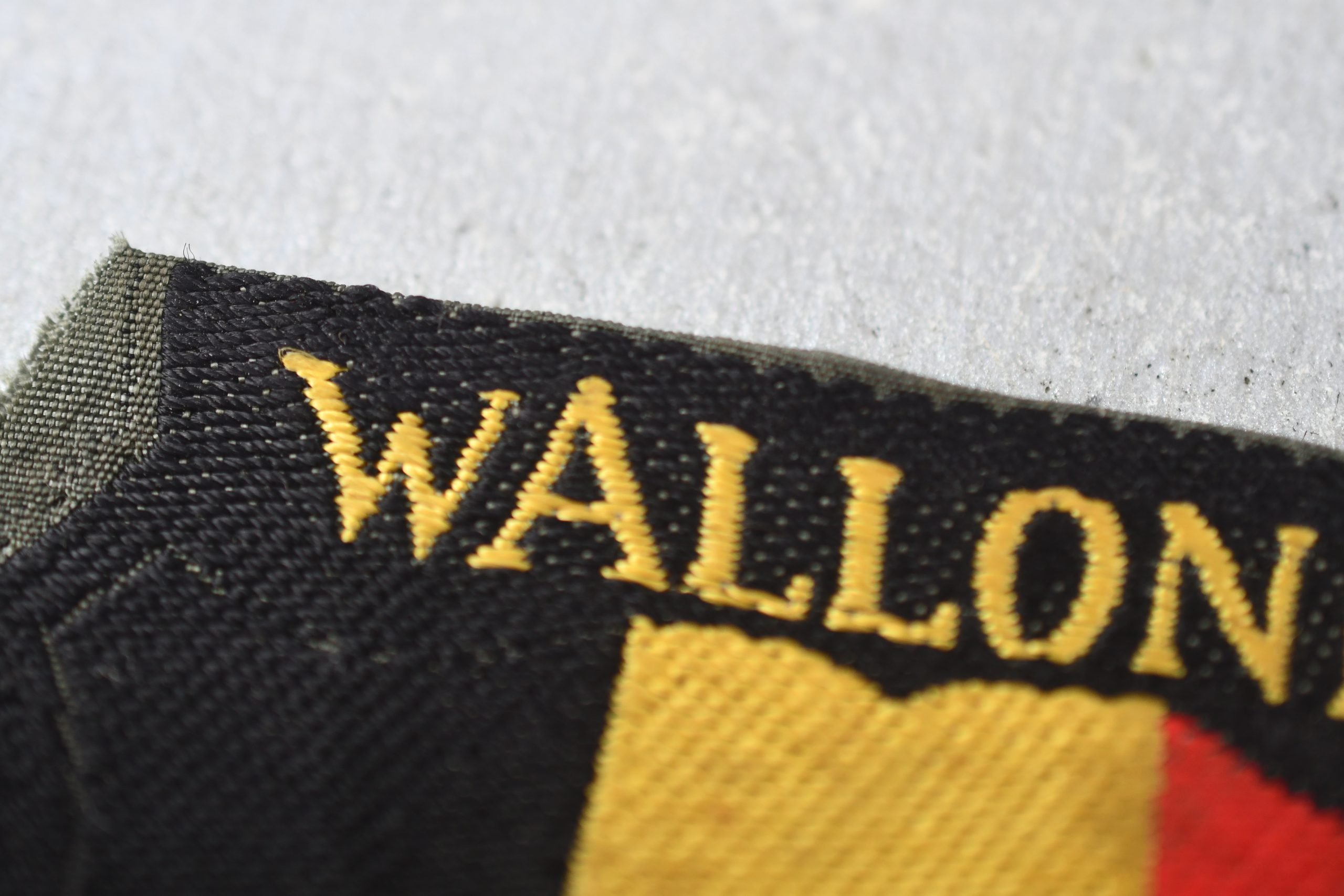 RARE Army/Waffen-SS Belgian collaboration 'Wallonie' volunteer sleeve shield — image 2