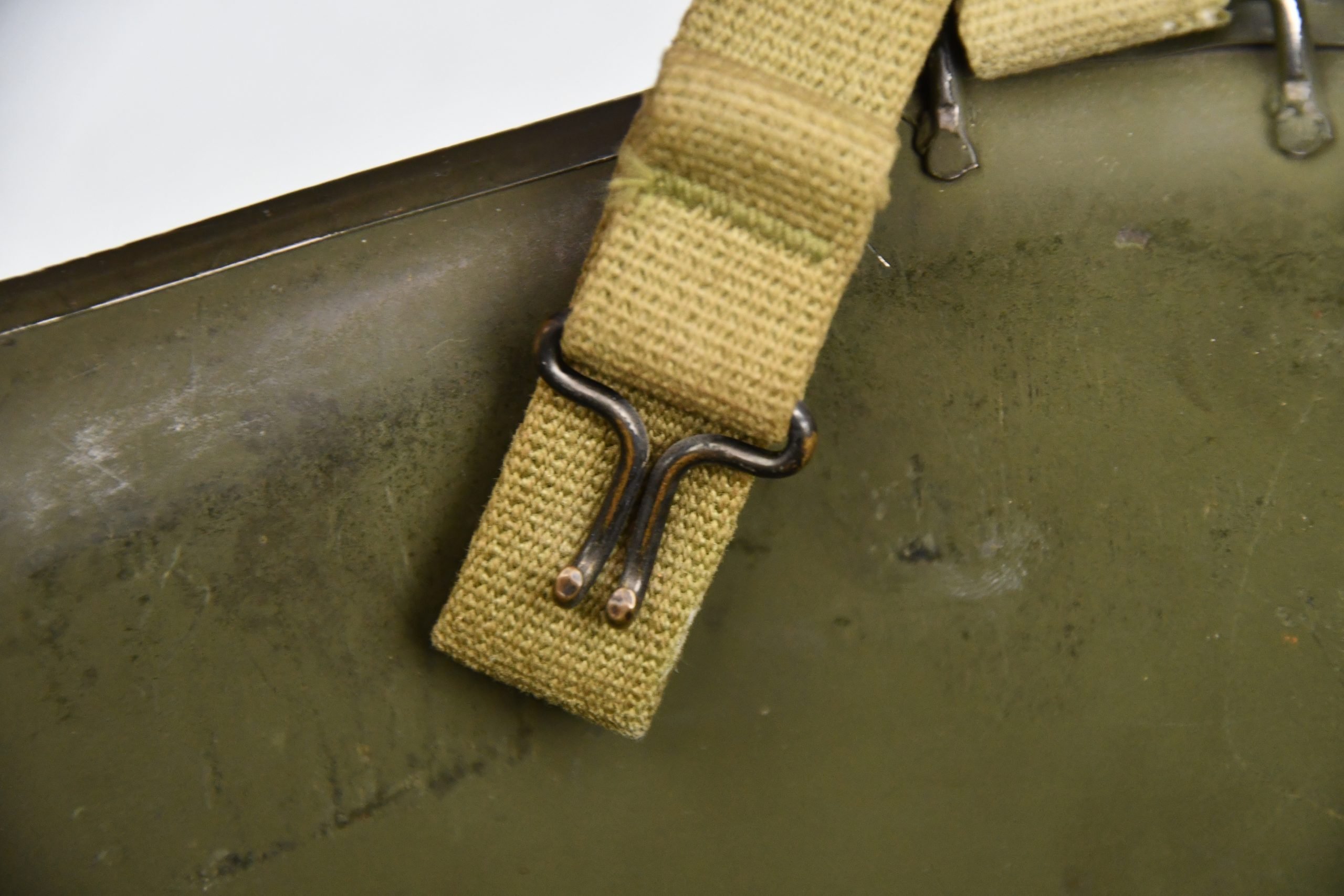 MINT US WW2 M1 helmet with low pressure Hood Rubber liner — image 22