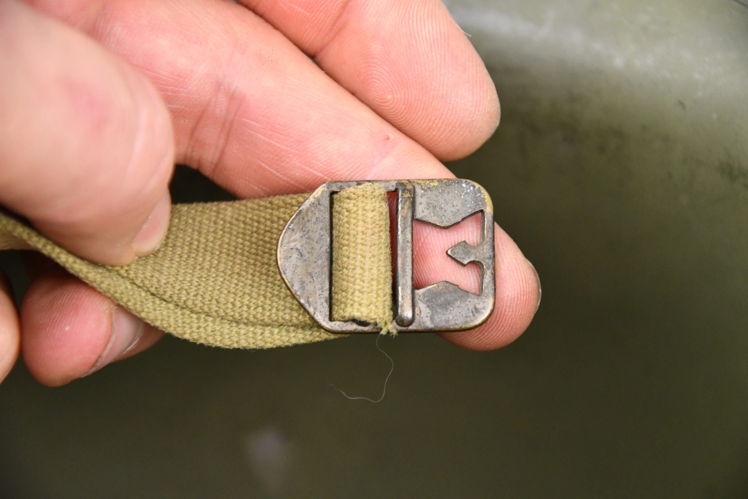 MINT US WW2 M1 helmet with low pressure Hood Rubber liner — image 23