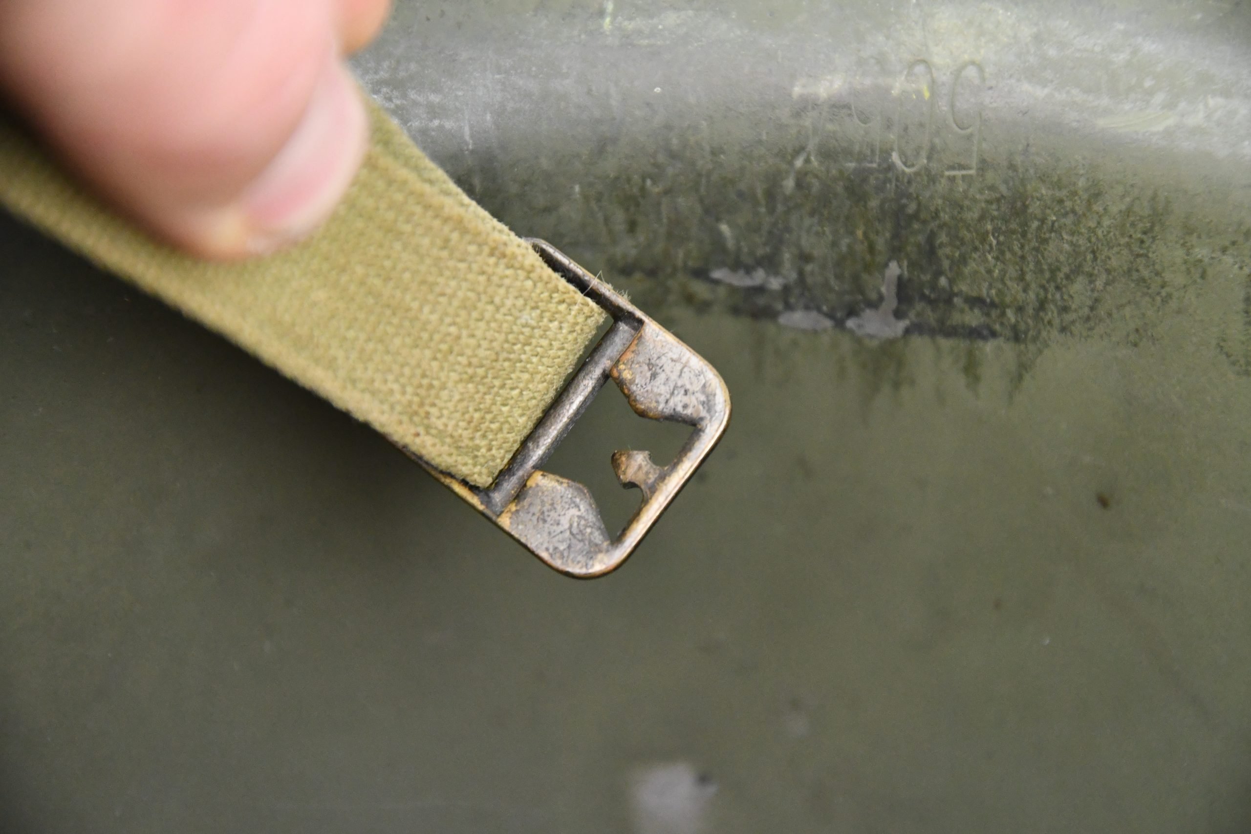 MINT US WW2 M1 helmet with low pressure Hood Rubber liner — image 24