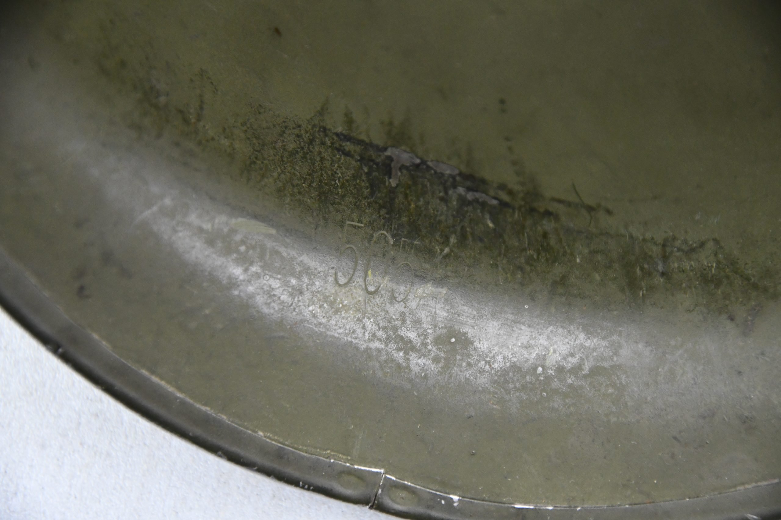 MINT US WW2 M1 helmet with low pressure Hood Rubber liner — image 25