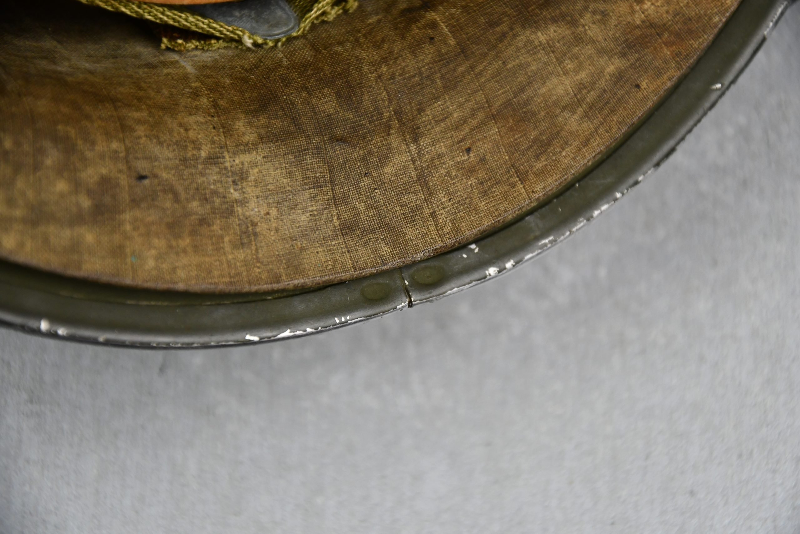 MINT US WW2 M1 helmet with low pressure Hood Rubber liner — image 29