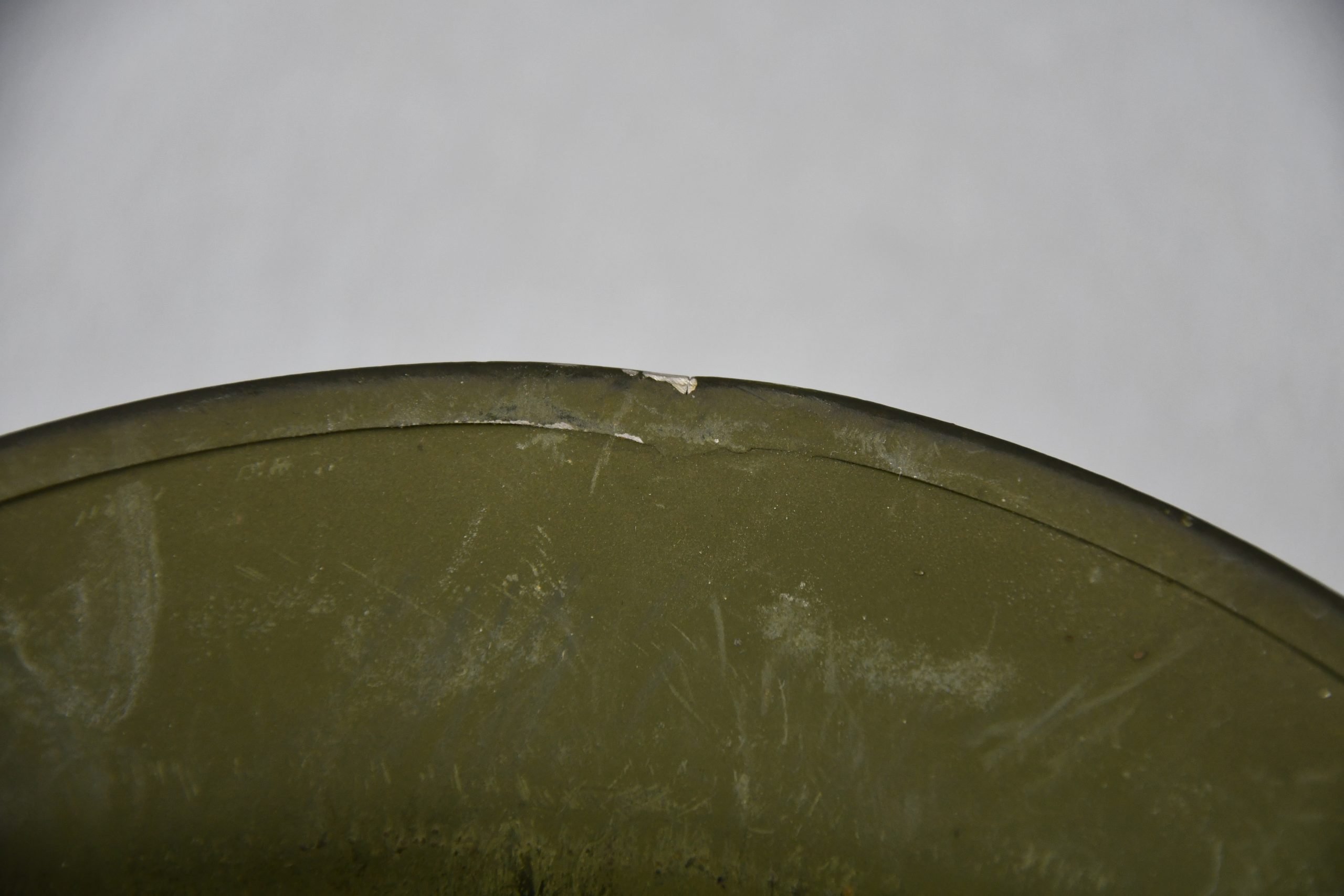 RARE US WW2 M1 helmet with low pressure St. Clair liner — image 23