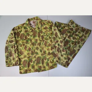 RARE US WW2 army herringbone twill 'HBT' camouflage jacket with …