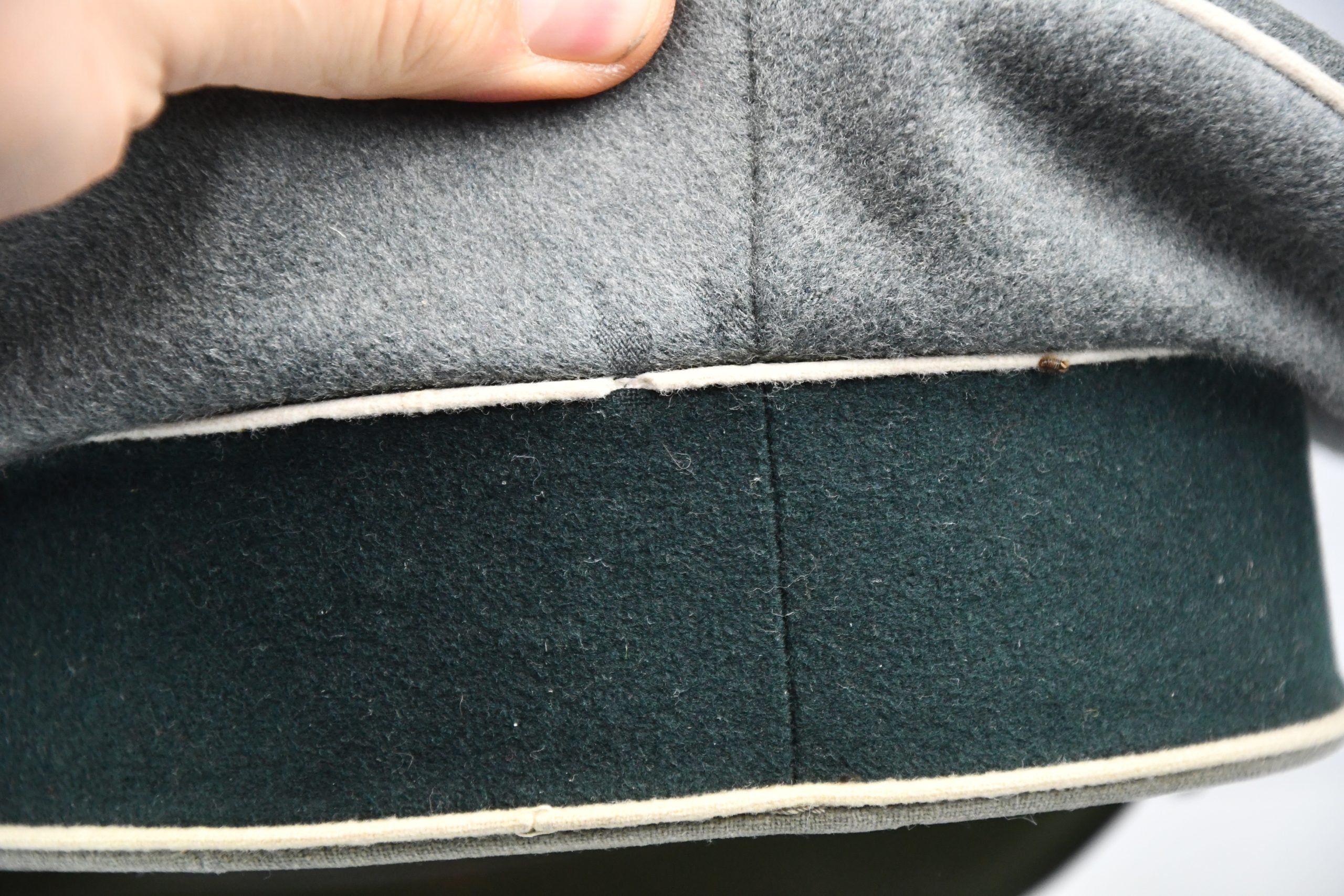 AArmy (Heer) infantry enlisted visor cap 'Schirmmütze' by Peküro unit marked IR 107 — image 10