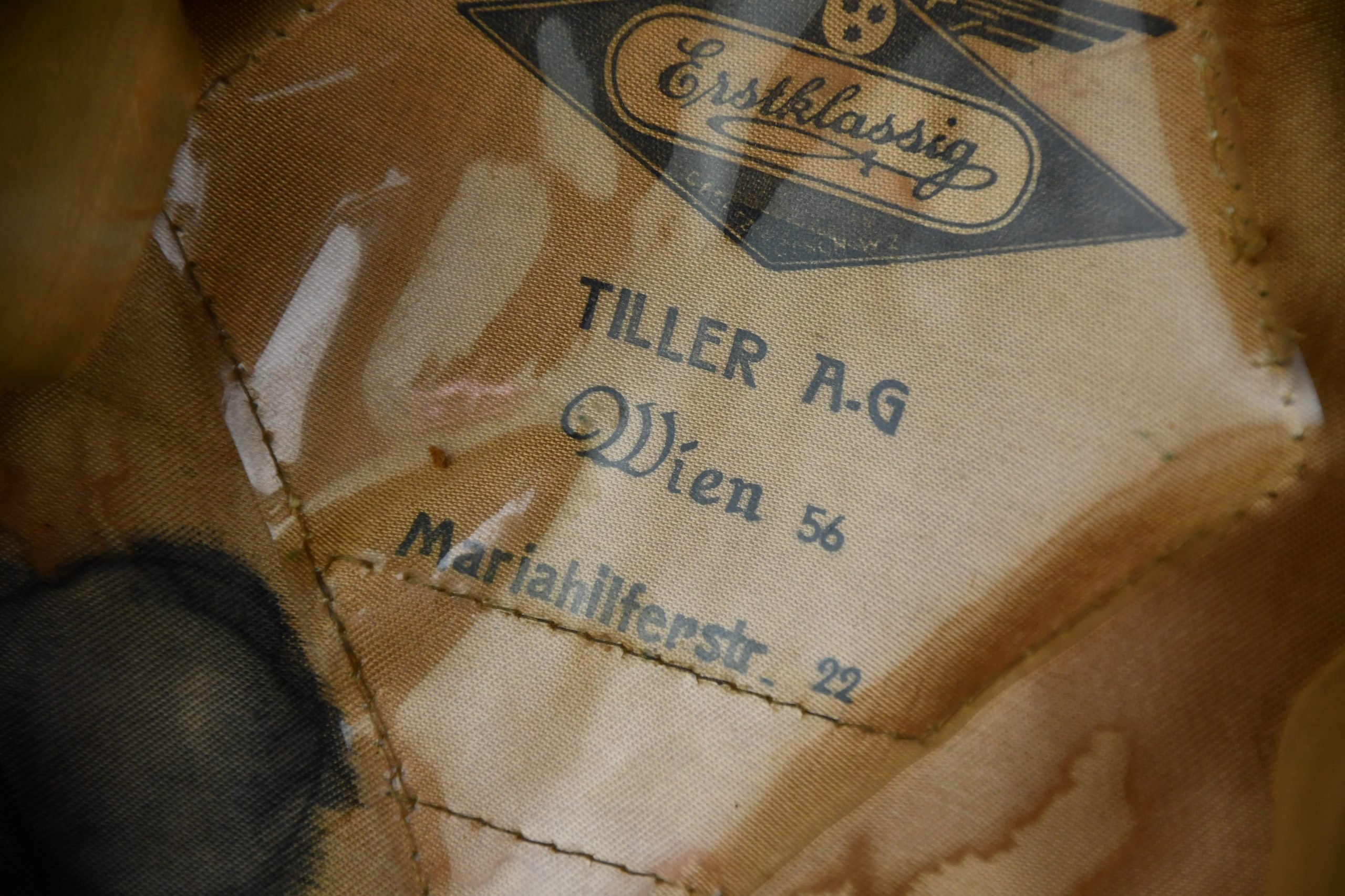 Luftwaffe enlisted anti-aircraft 'Flak' visor cap by Tiller A-G — image 17