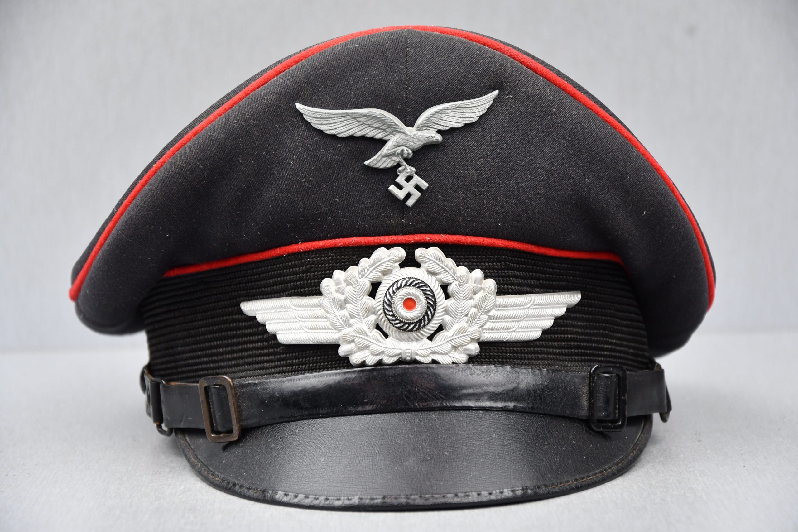 Luftwaffe enlisted anti-aircraft 'Flak' visor cap by Tiller A-G — image 2