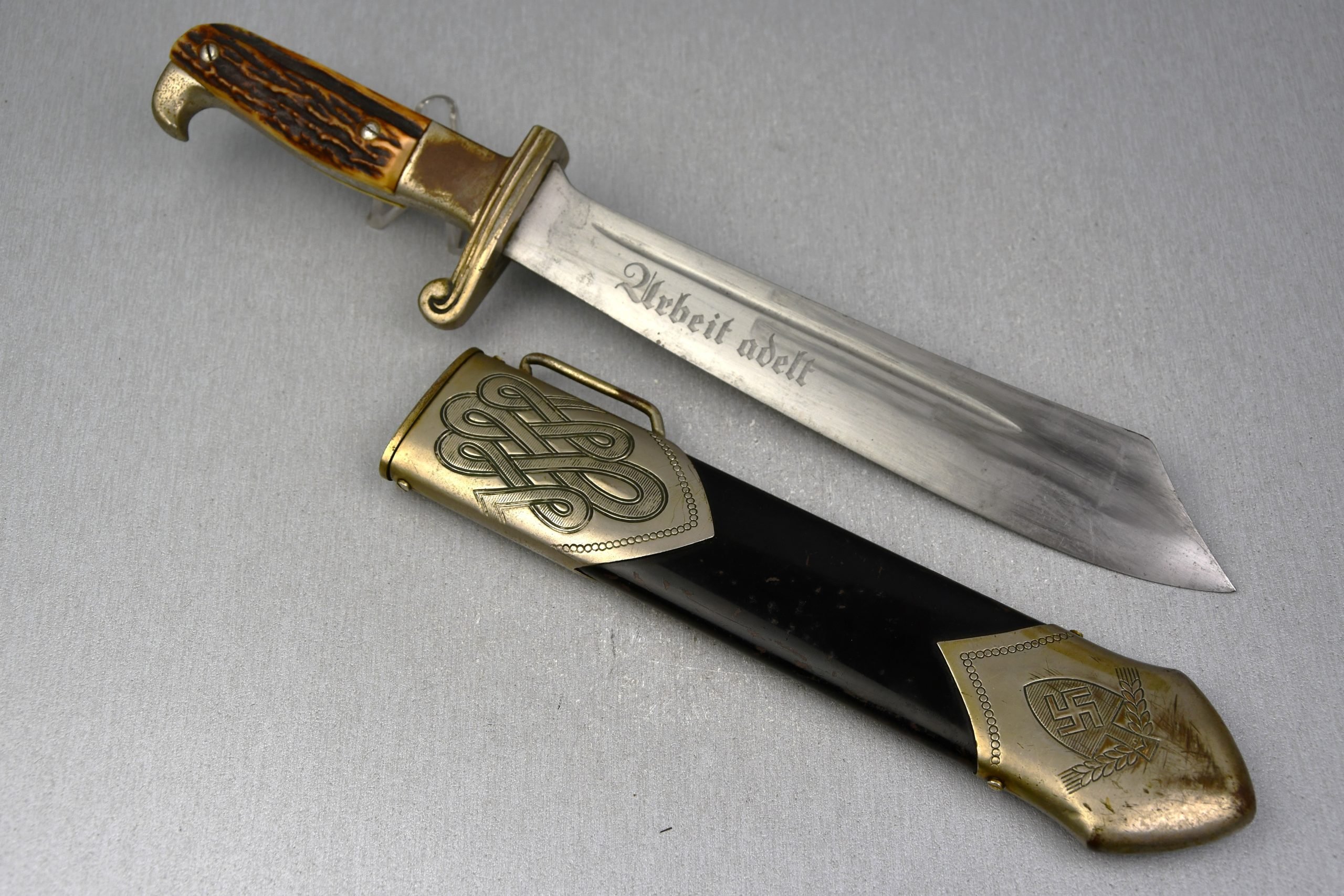 RAD 'Reichsarbeitsdienst' enlisted hewer 'Haumesser für Unterführer' by Carl Jul. Krebs