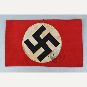 SA 'Sturmabteilung' armband with acceptance stamp from SA-Sturm