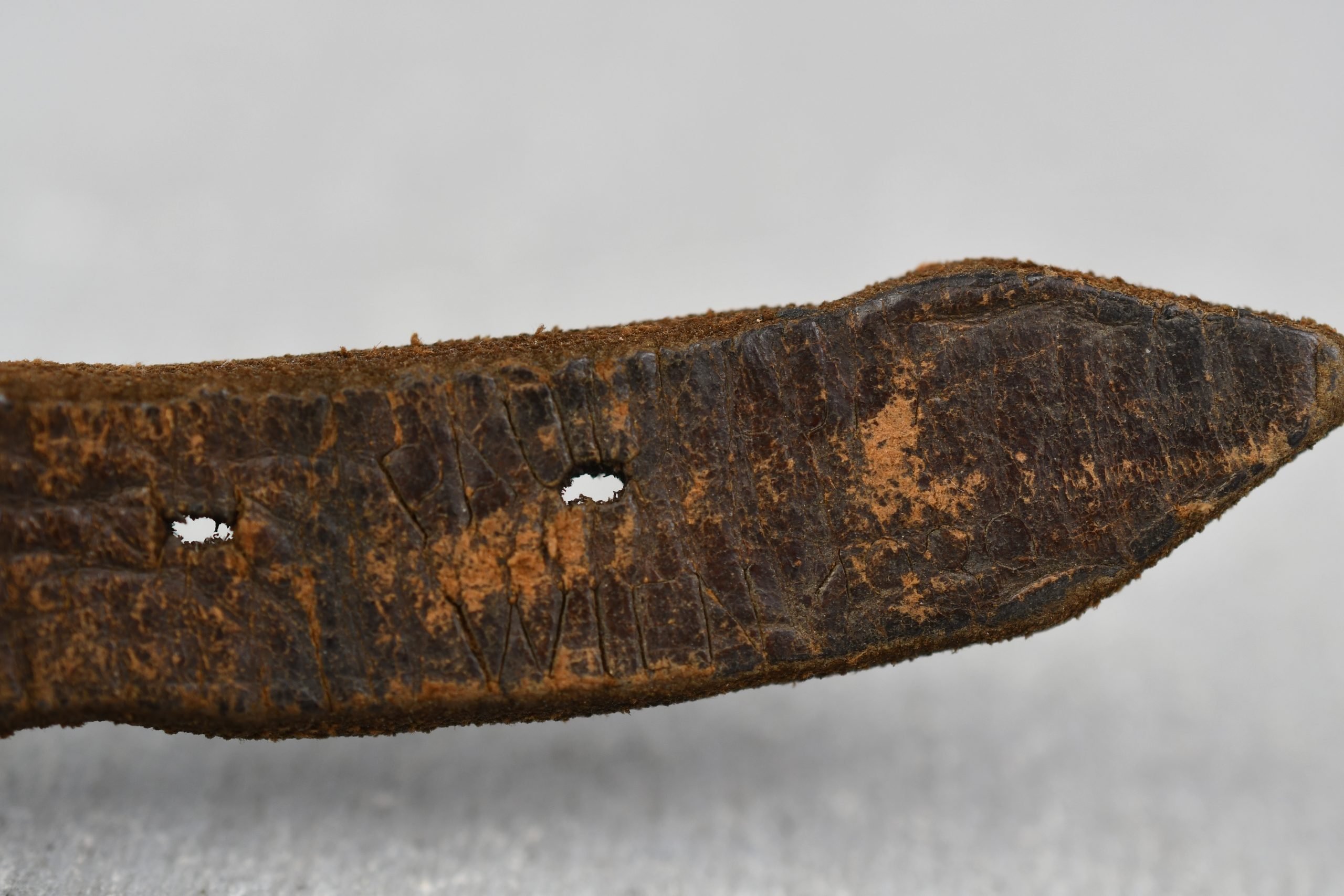 Early Luftwaffe helmet chin strap with LBA stamp 1939 — image 8