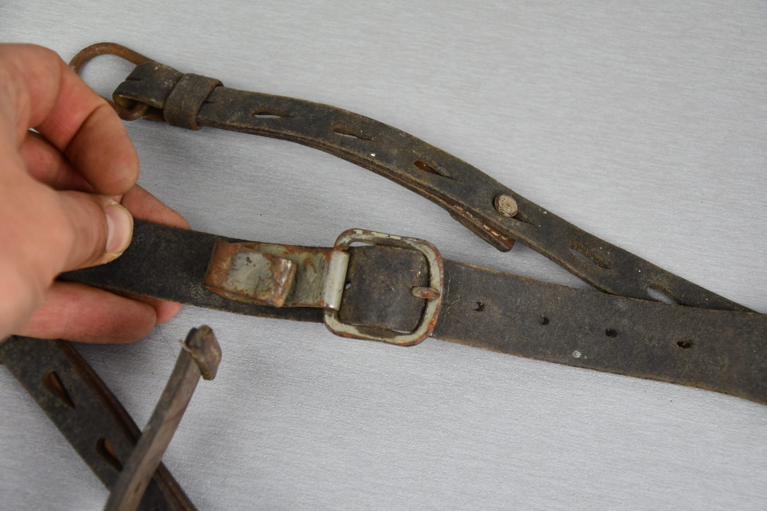Wehrmacht leather Y-straps 'Koppeltragegestell' 1940 — image 5