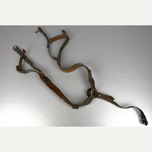 Wehrmacht leather Y-straps 'Koppeltragegestell' 1940