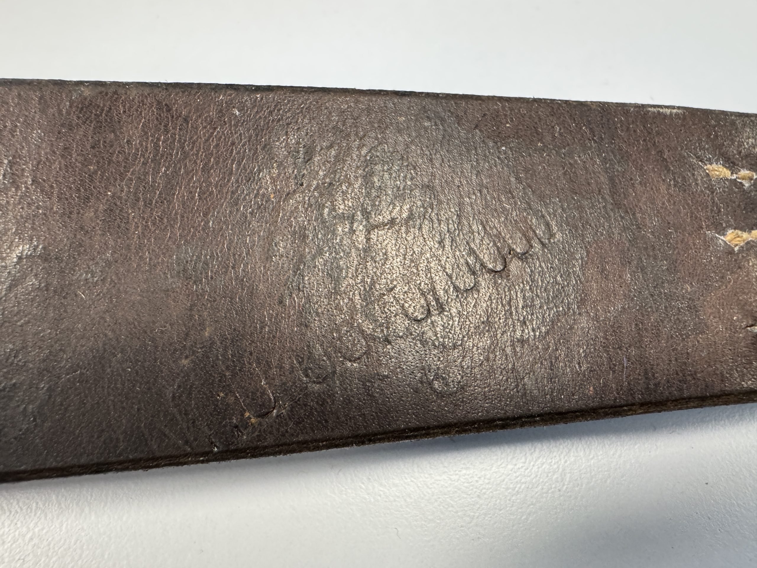 Wehrmacht leather Y-straps 'Koppeltragegestell' with RBNr. — image 8