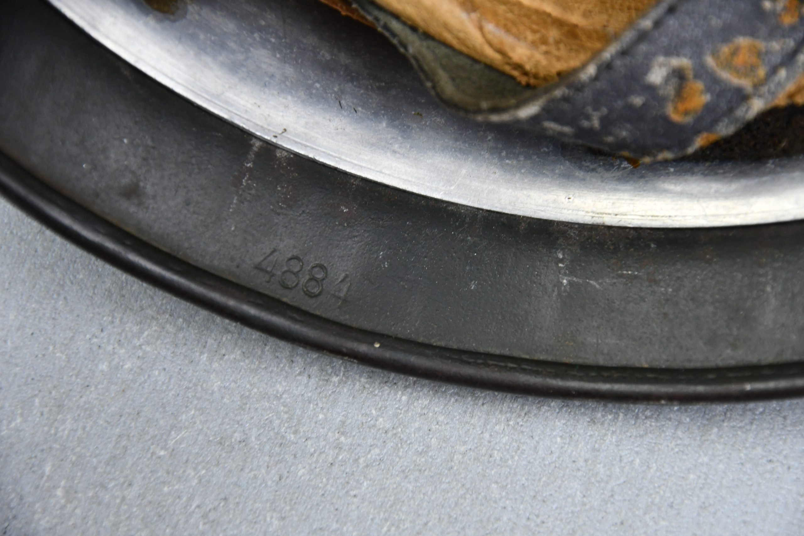 M38 Luftwaffe single decal paratrooper 'Fallschirmjäger' helmet ET66 — image 15