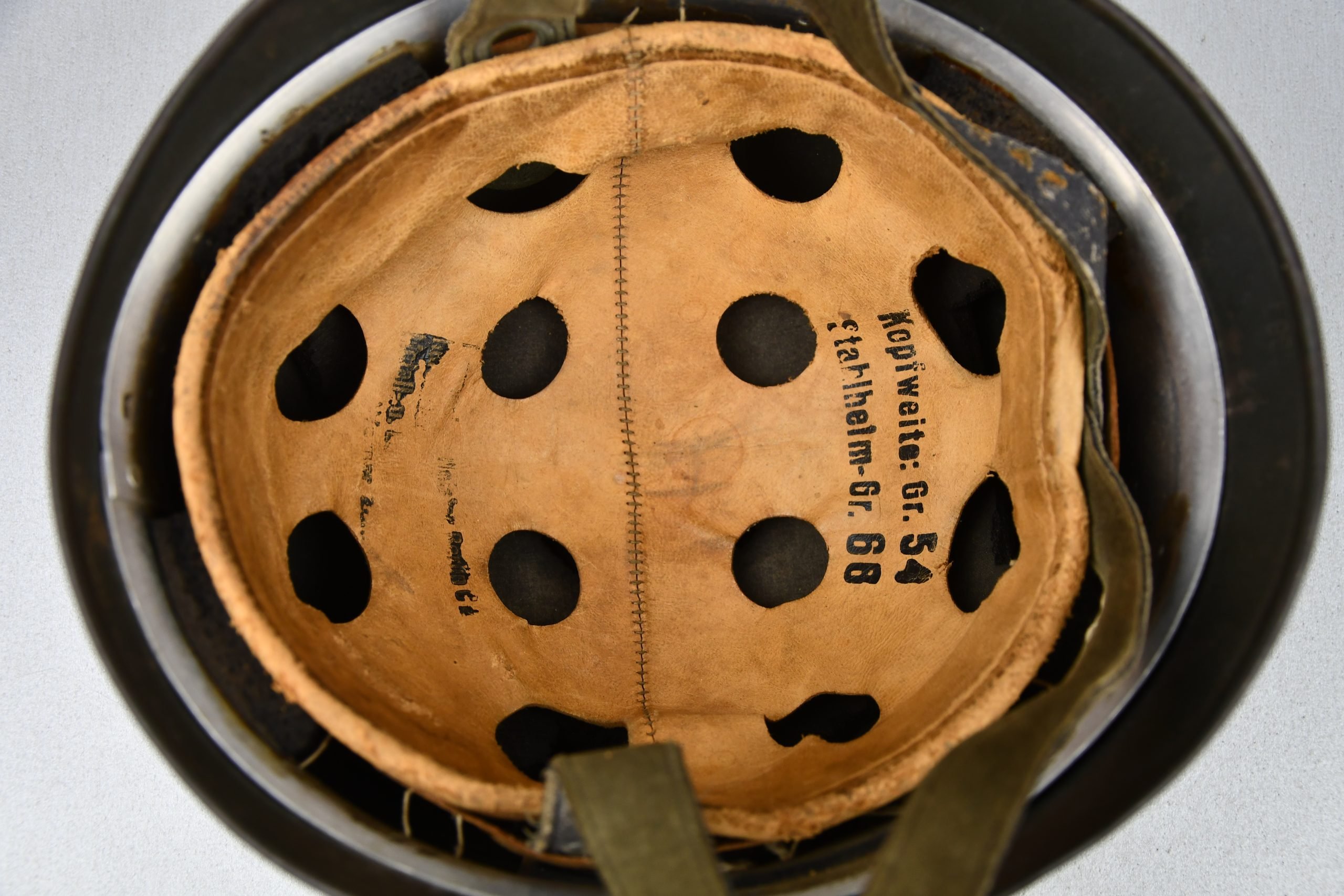 M38 Luftwaffe single decal paratrooper 'Fallschirmjäger' helmet ET66 — image 8