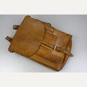 Wehrmacht brown leather map case 1940 named to Leutnant J. …