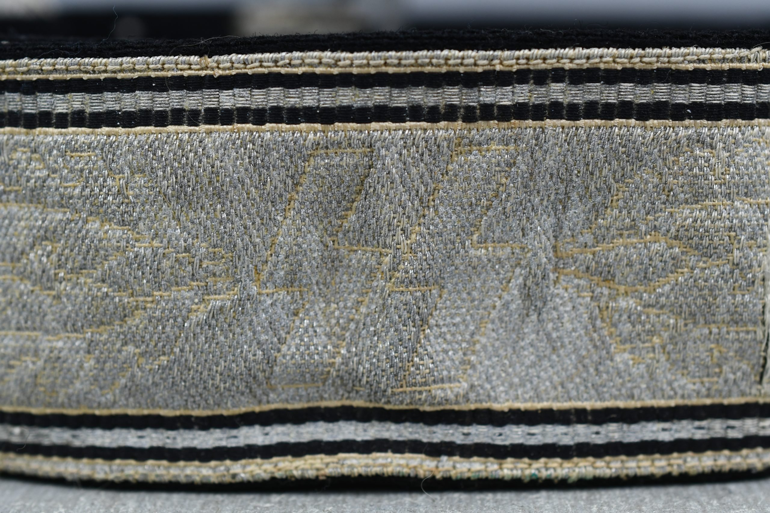 SS officer dress belt 'Feldbinde'with buckle by Overhoff — image 6