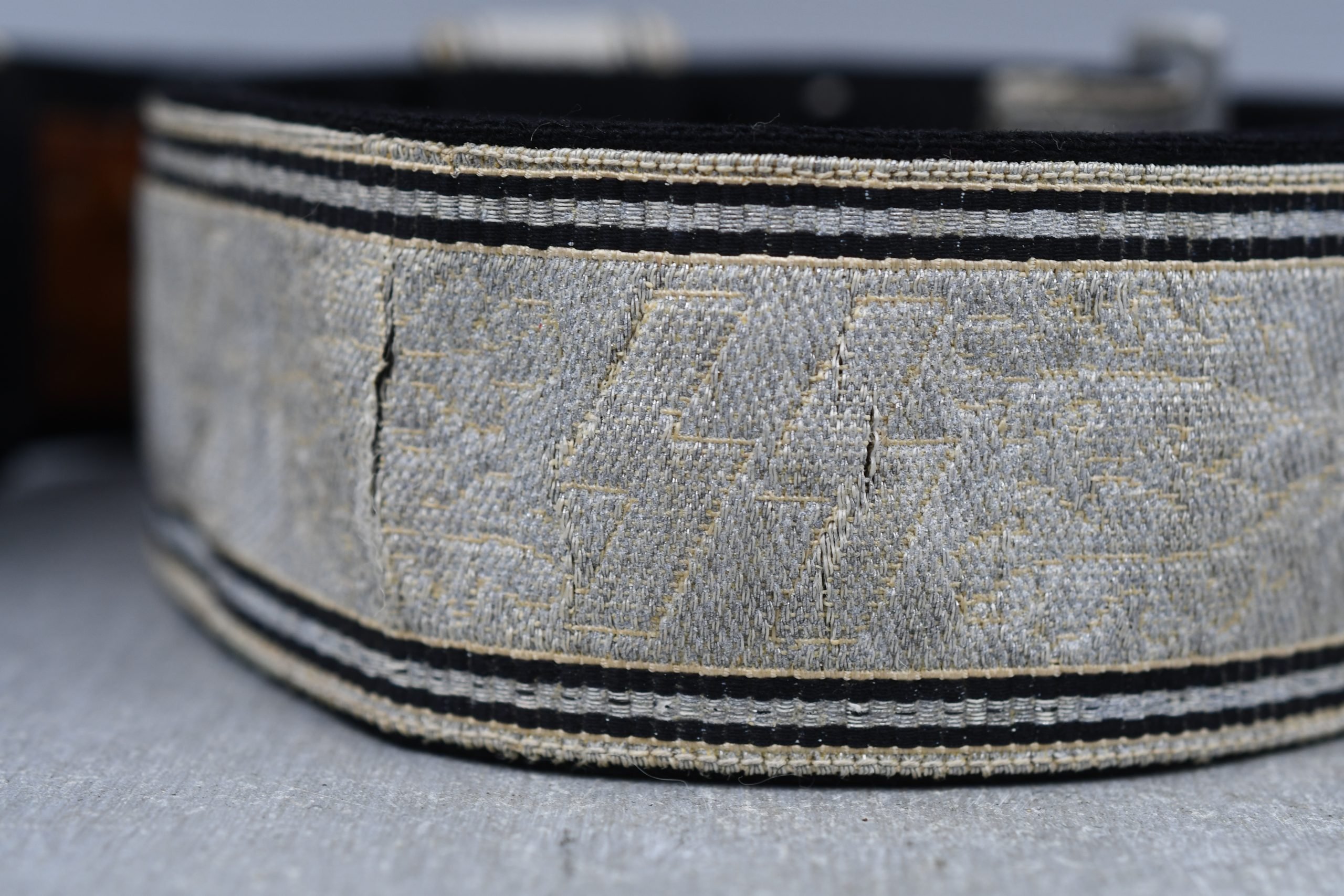 SS officer dress belt 'Feldbinde'with buckle by Overhoff — image 7