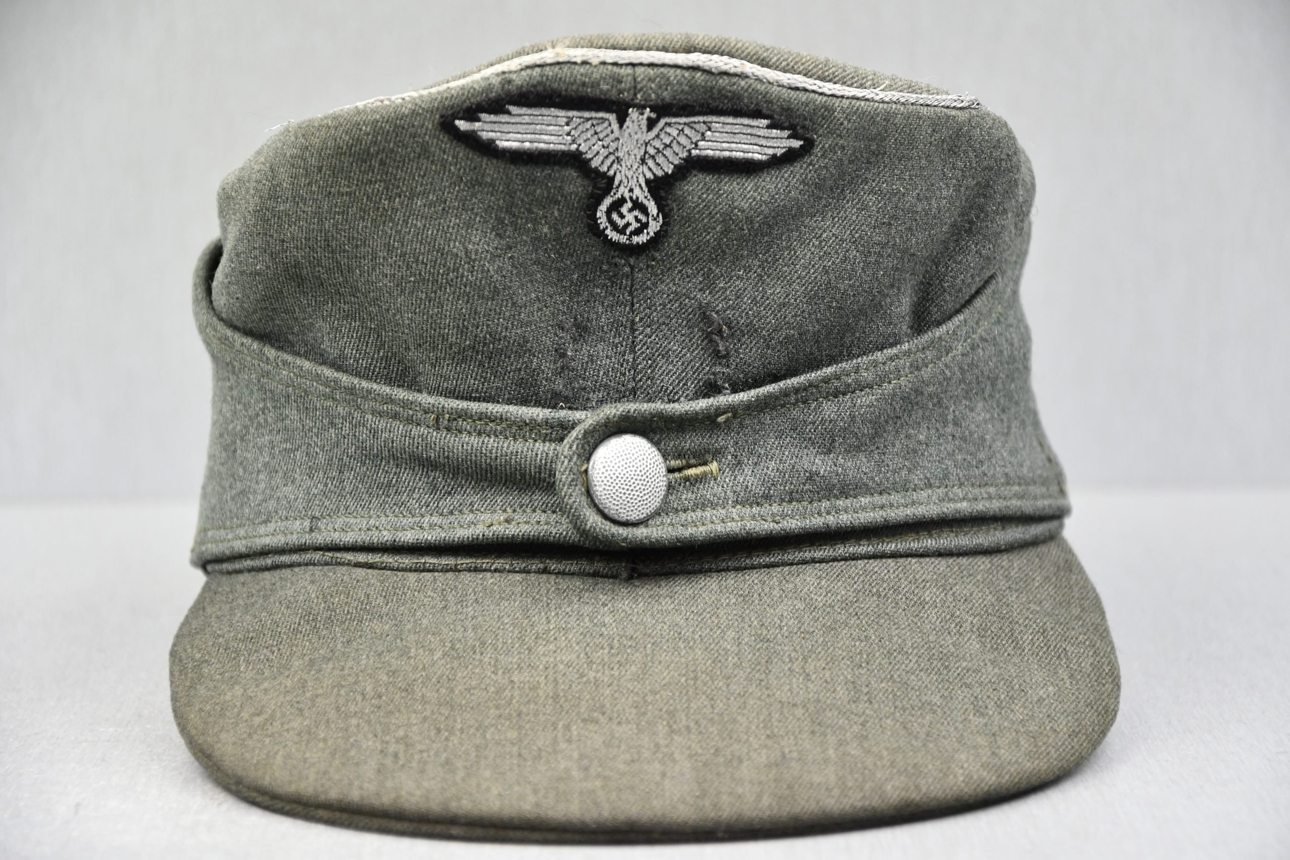 M43 Waffen-SS officers single button field cap in gabardine — image 2