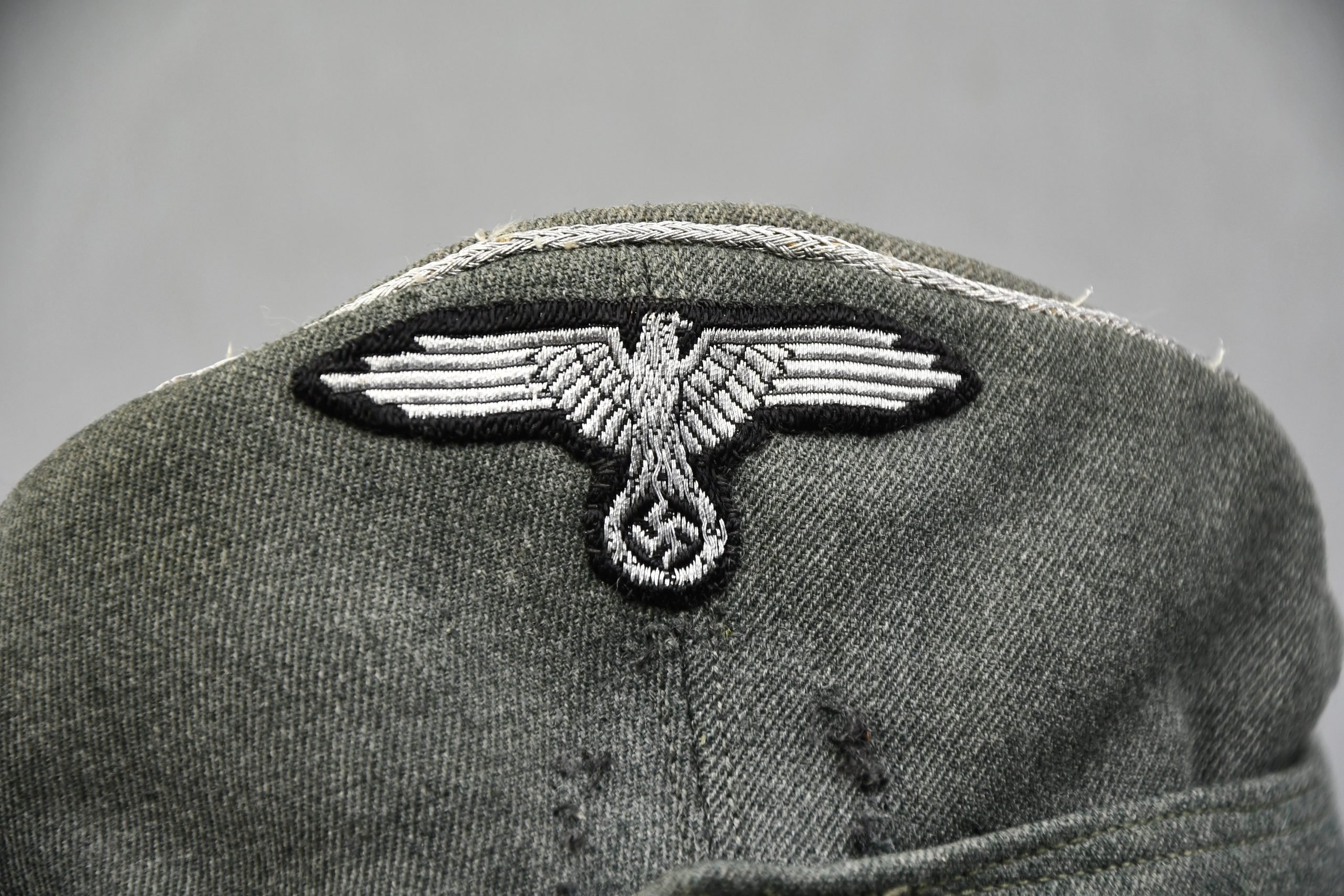 M43 Waffen-SS officers single button field cap in gabardine — image 3