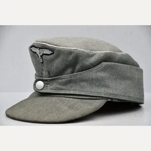 M43 Waffen-SS officers single button field cap in gabardine