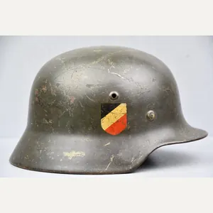 M35 army (Heer) double decal helmet NS62