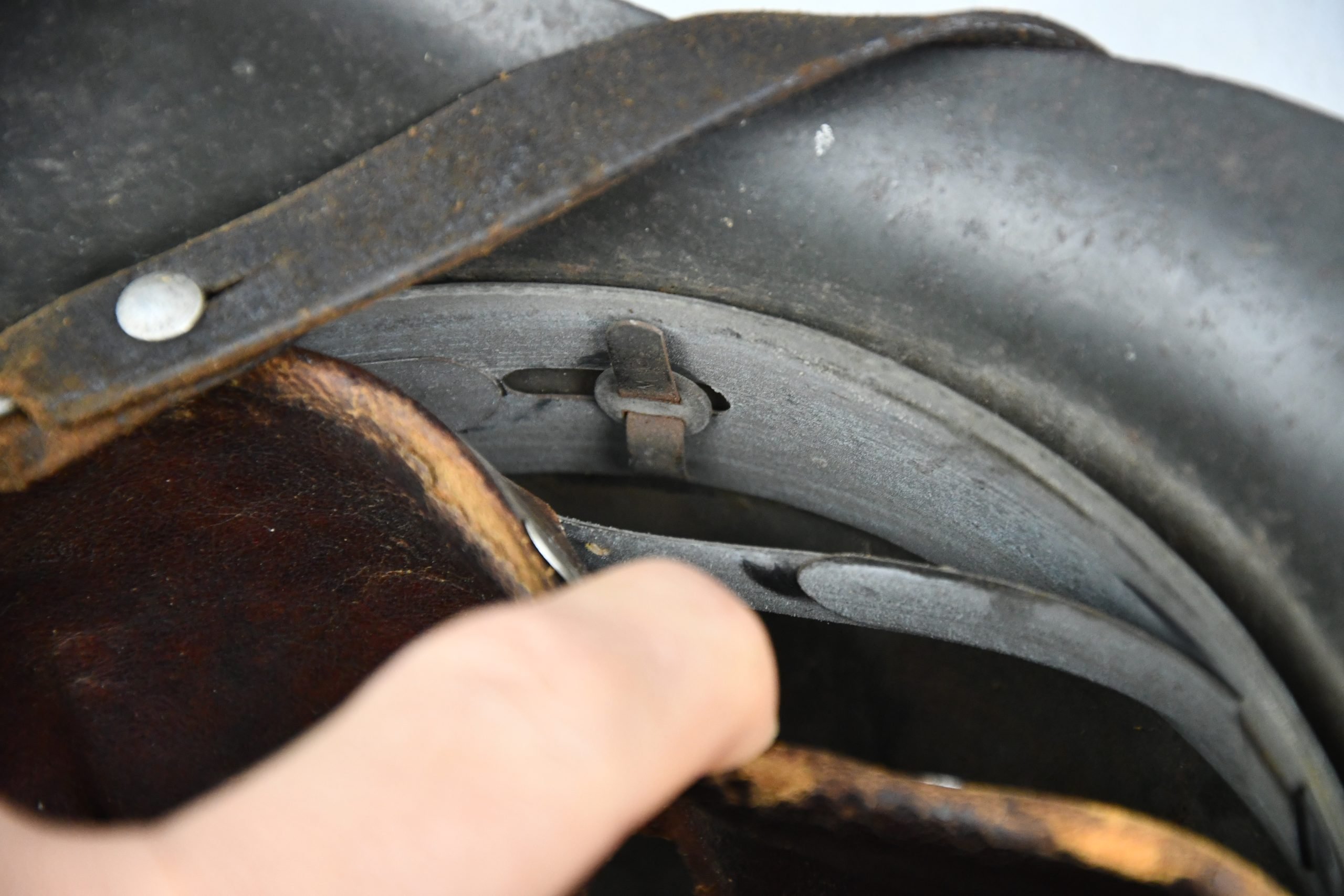 M42 army (Heer) single decal steel helmet hkp66 named — image 16