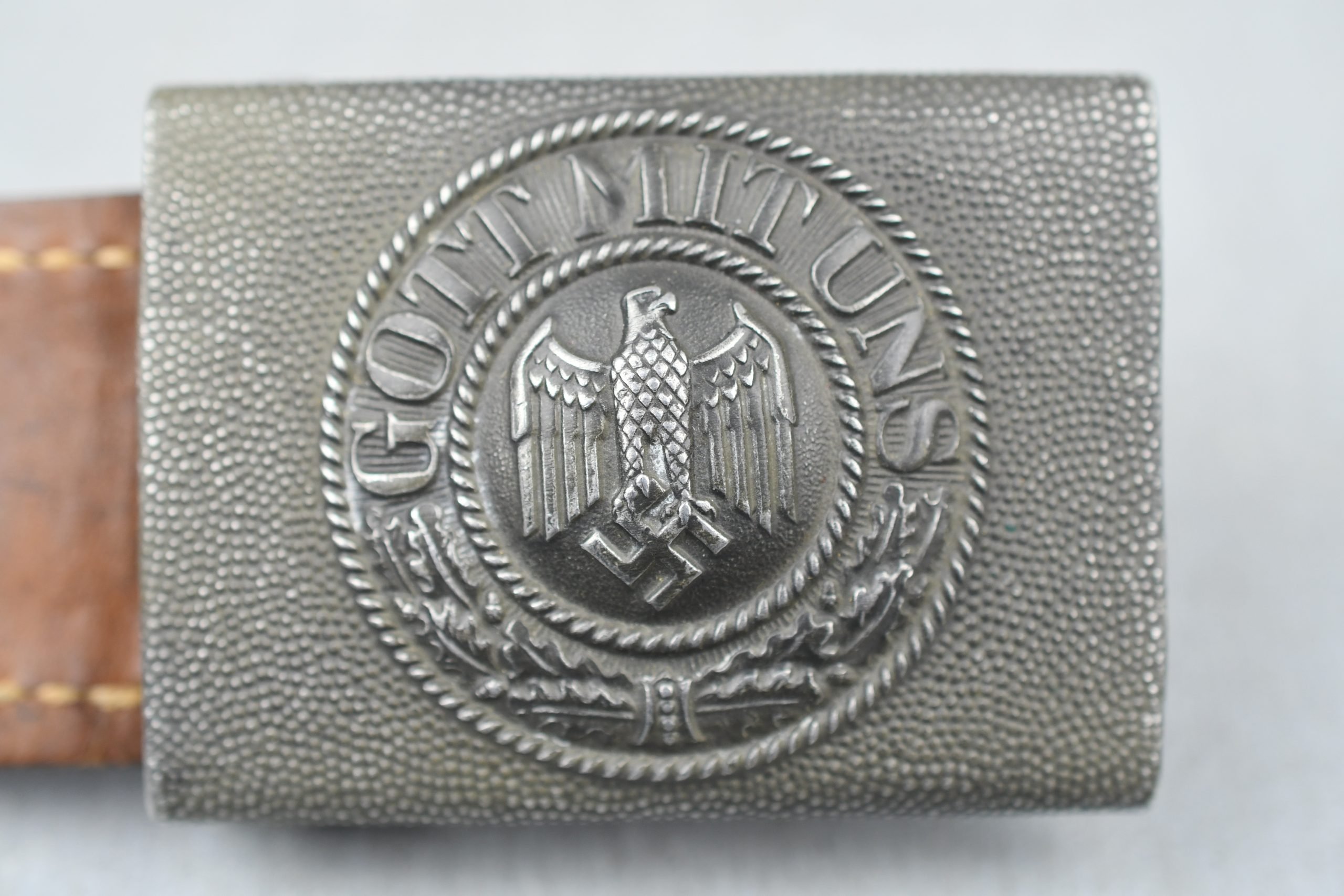 Army (Heer) alumium belt buckle by Gebr. Kugel & Fink 1936 — image 2