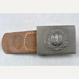 Army (Heer) alumium belt buckle by Gebr. Kugel & Fink …