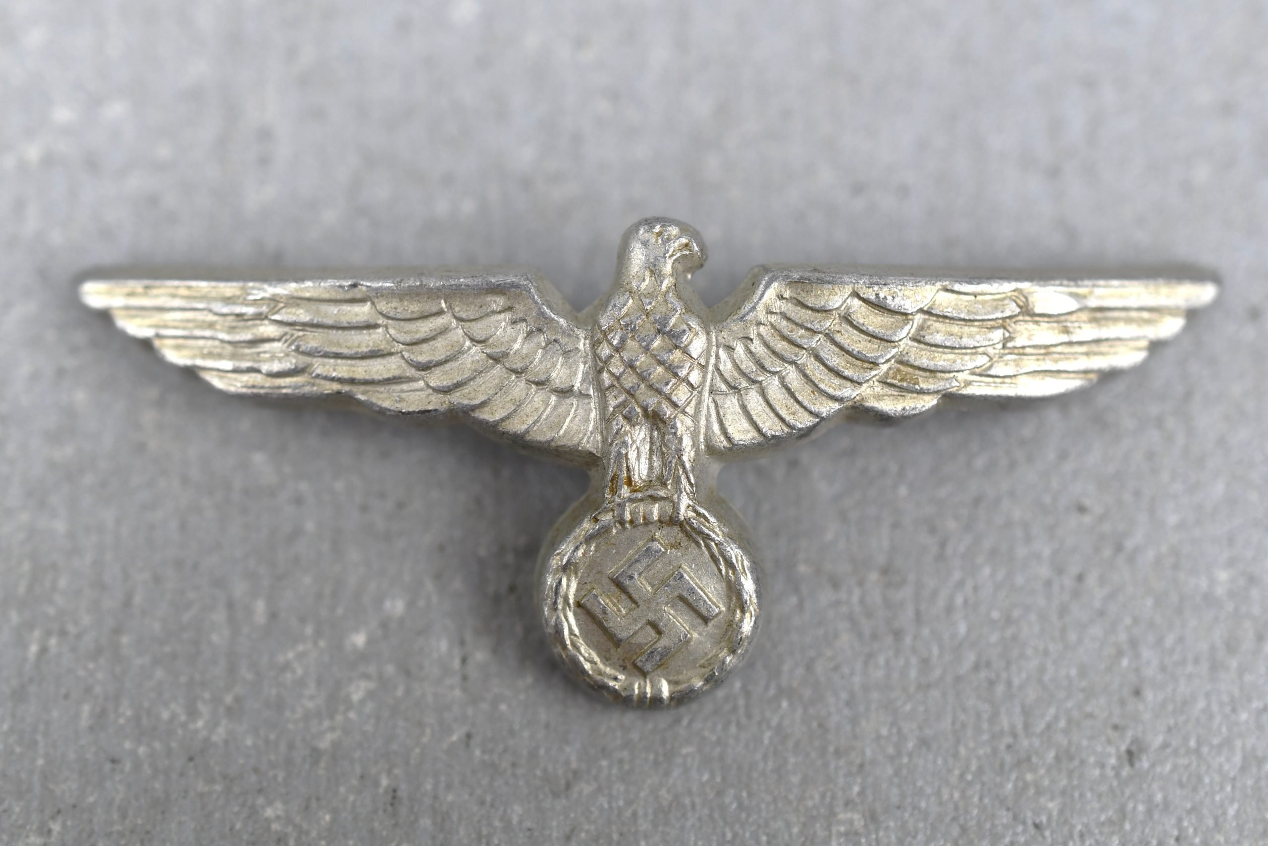 Army (Heer) aluminum visor cap eagle by B&N 1937