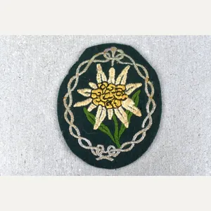 Army (Heer) mountain trooper 'Gebirgsjäger' edelweiss sleeve badge