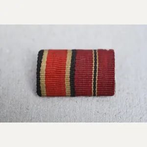 Two piece ribbon bar Iron Cross second class and Eastern …