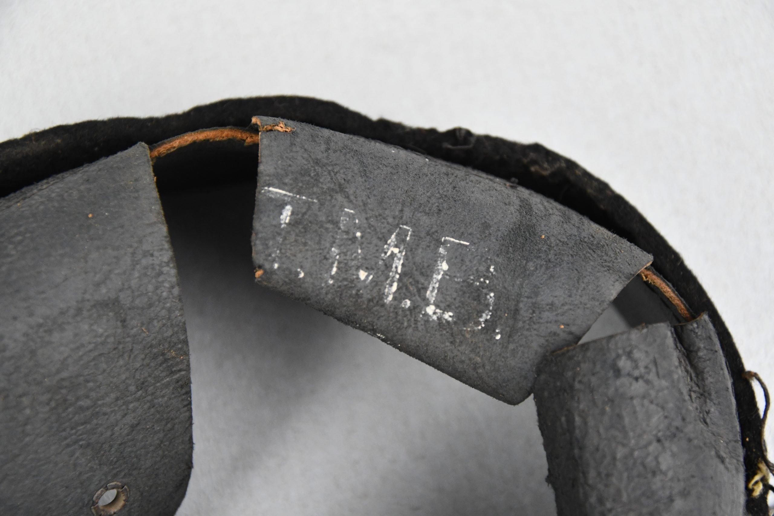 M31 Adrian helmet liner marked T.M.B — image 5