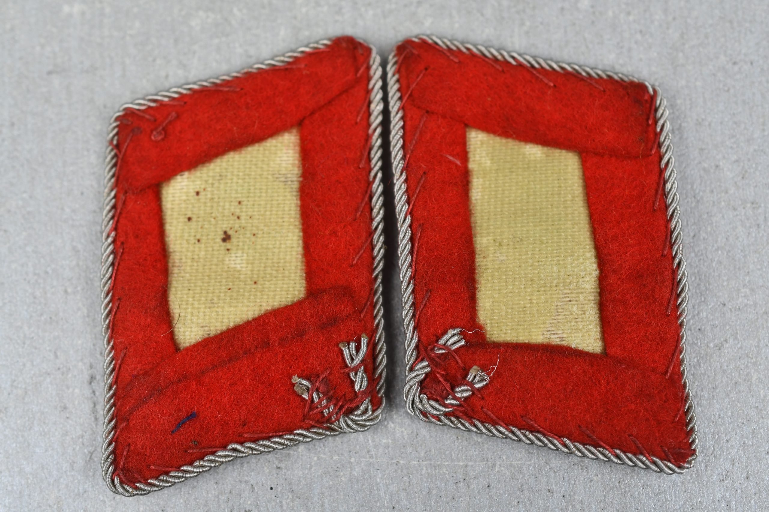 Luftwaffe anti-aircraft 'Flak' officer collar tabs for 'Oberleutnant' — image 3