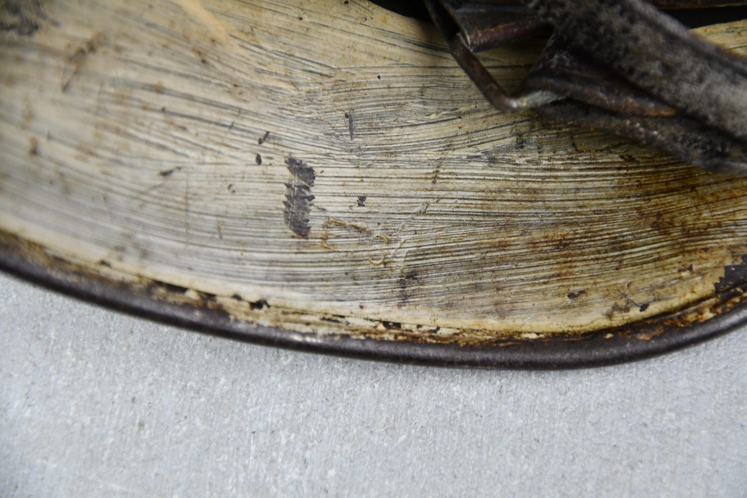 M40 Luftwaffe white winter camouflage helmet ET64 — image 20