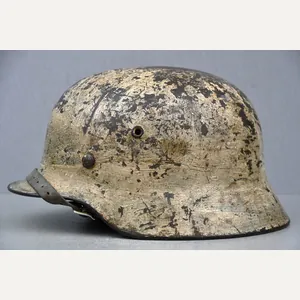 M40 Luftwaffe white winter camouflage helmet ET64