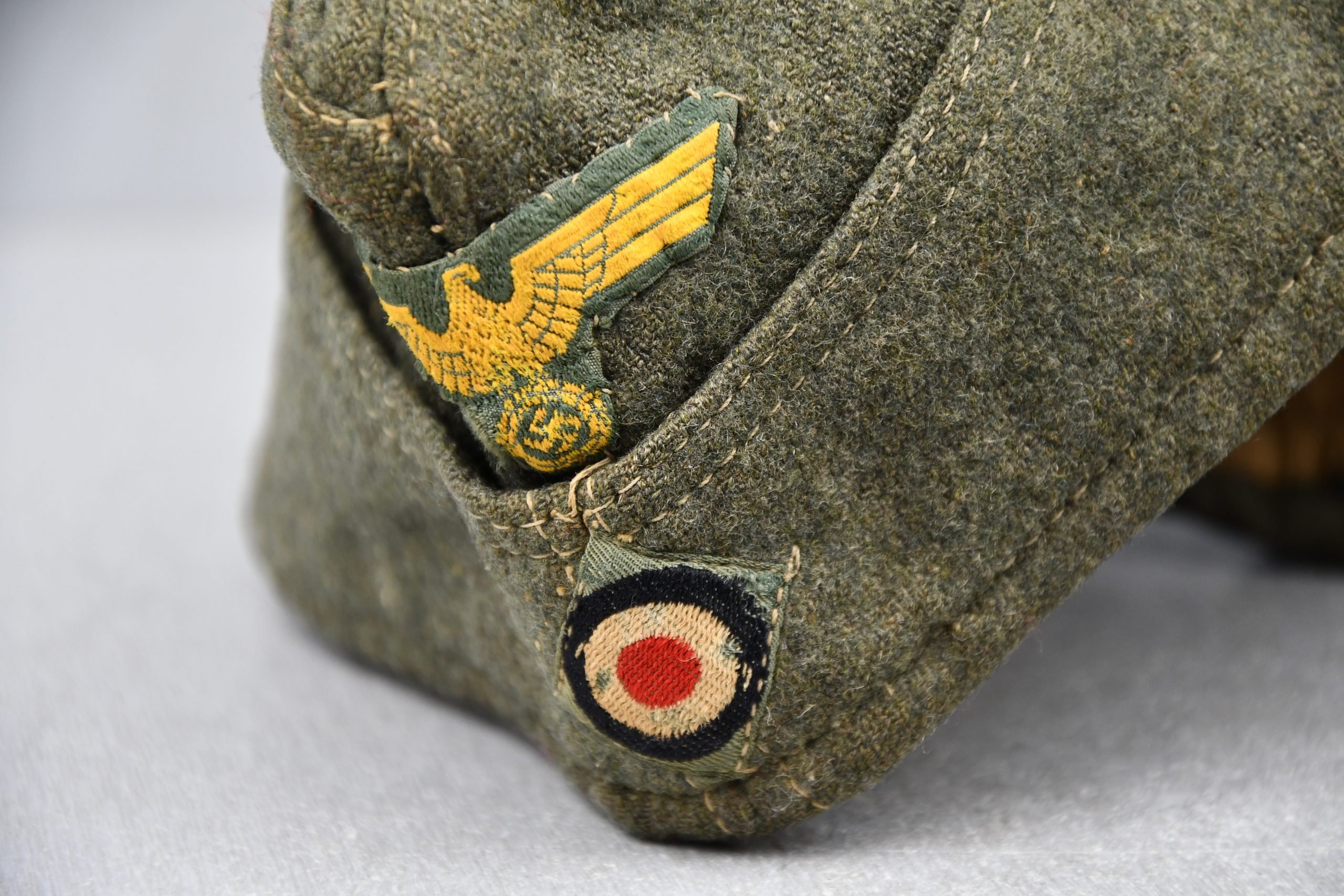 Kriegsmarine coastal artillery overseas cap made in occupied France — image 2