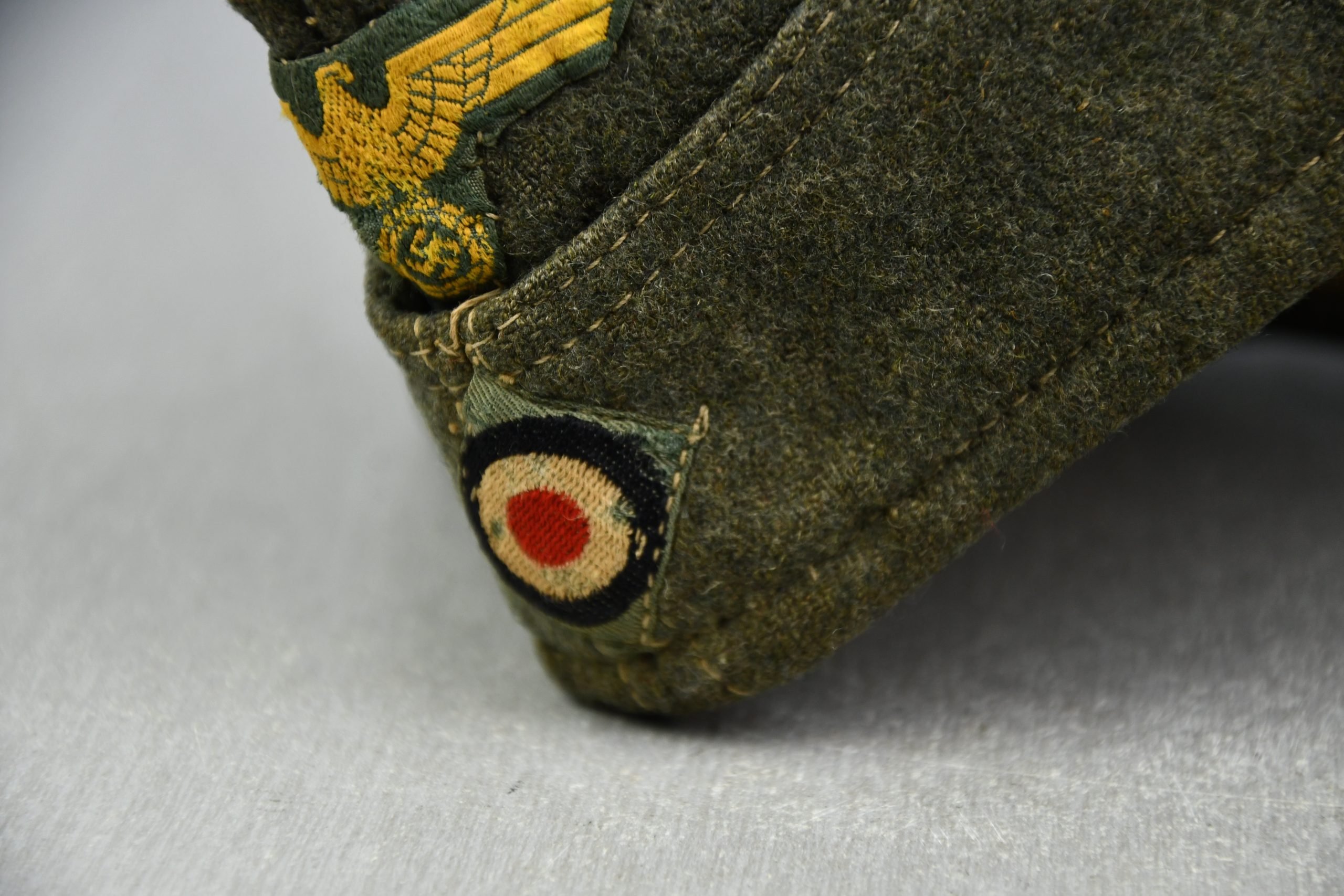 Kriegsmarine coastal artillery overseas cap made in occupied France — image 3