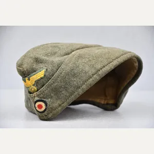 Kriegsmarine coastal artillery overseas cap made in occupied France