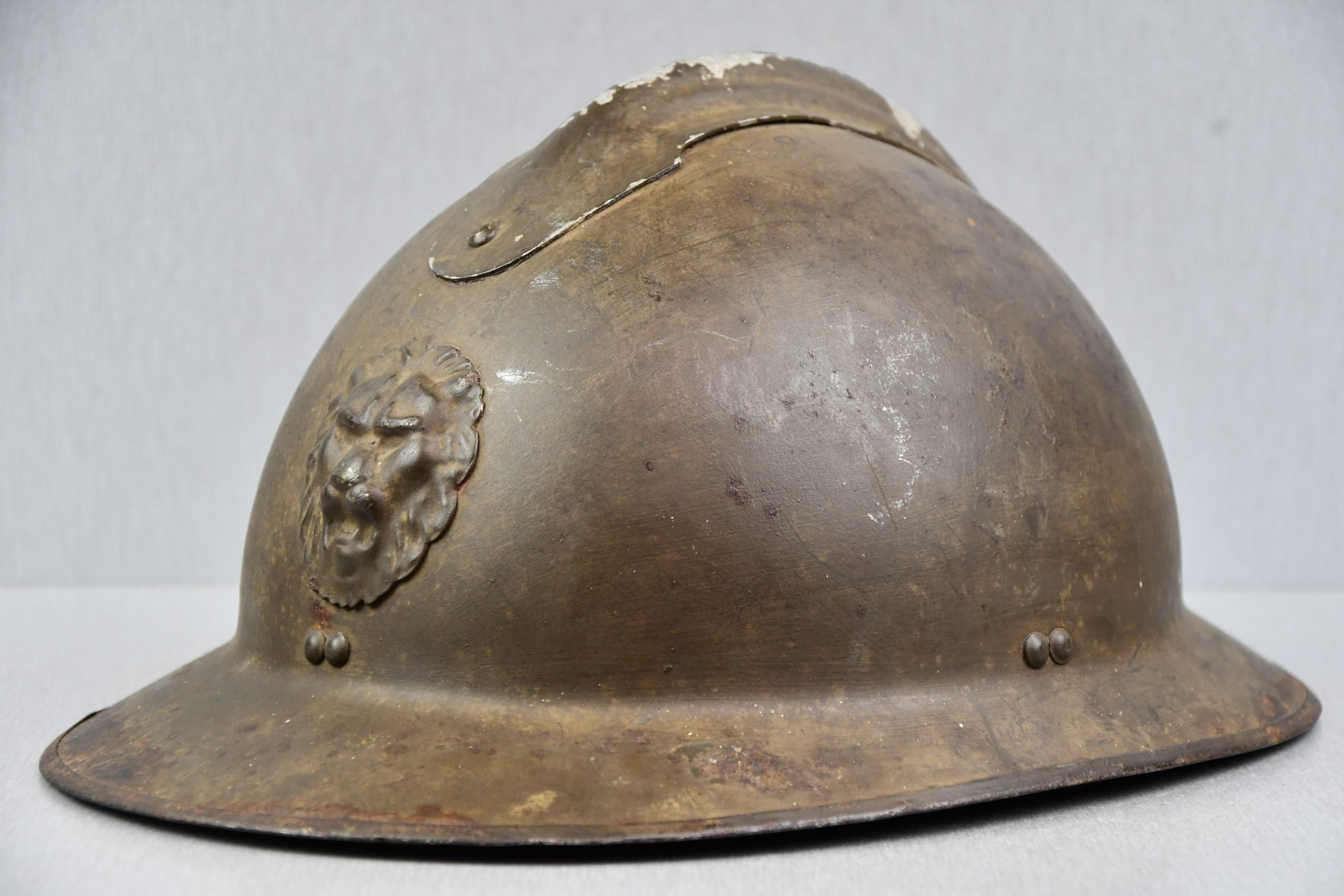 WW2 M1931 Belgian Adrian helmet by Lescaut big size 61