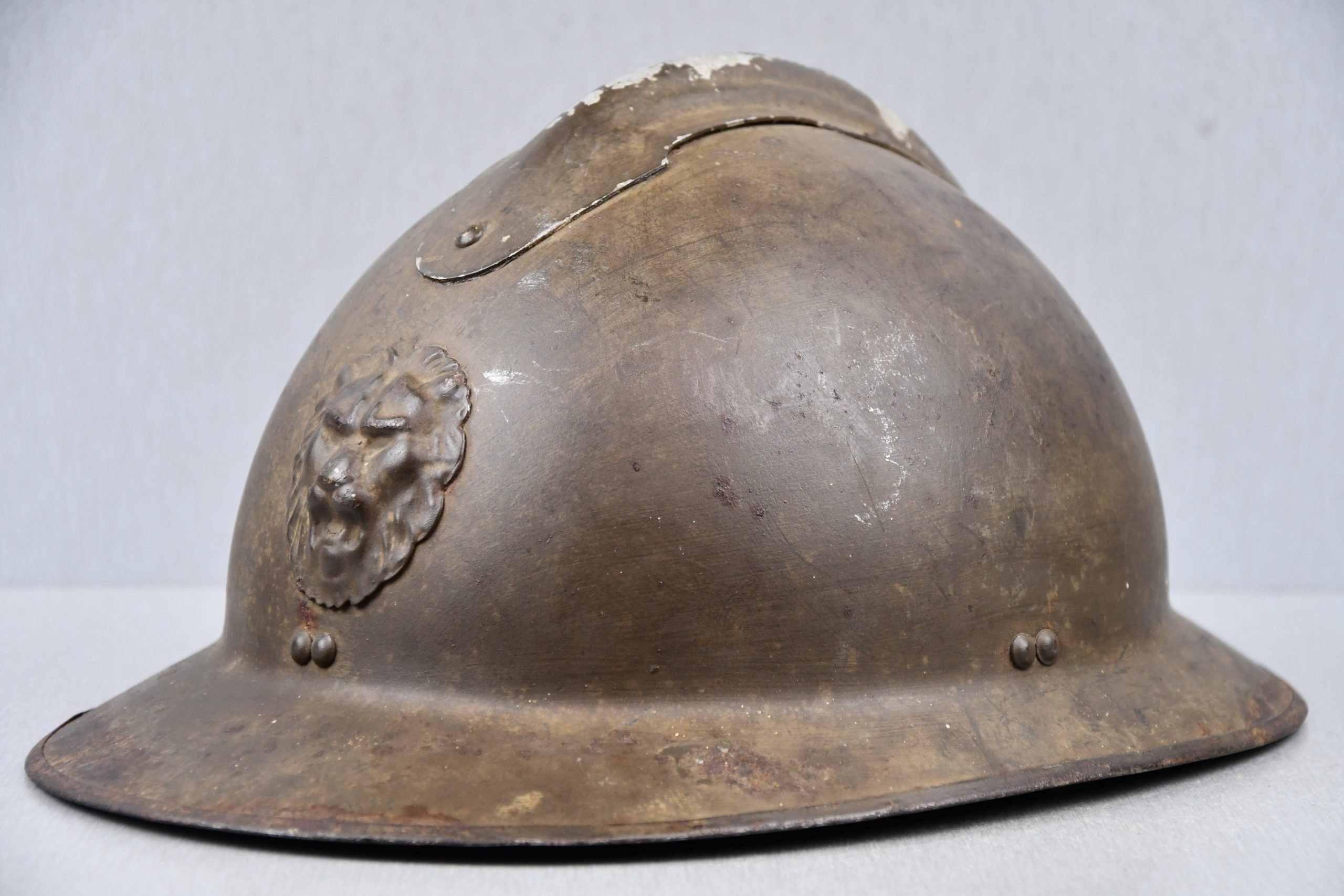 WW2 M1931 Belgian Adrian helmet by Lescaut big size 61 — image 2